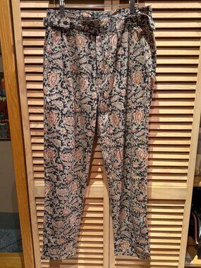Todd Snyder: LIGHTWEIGHT COTTON KALAMKARI GHURKA TROUSER IN BROWN
